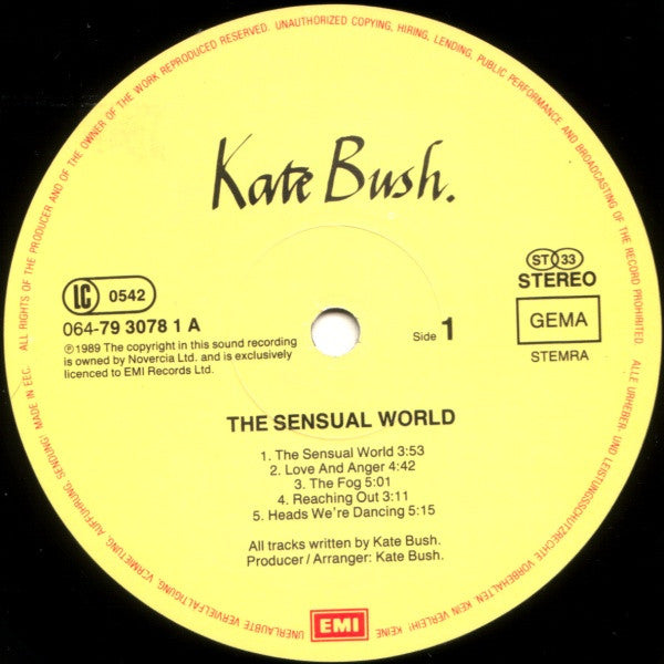 Bush, Kate - The Sensual World