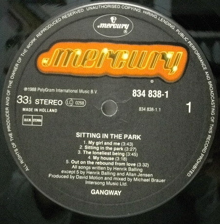Gangway - Sitting In The Park