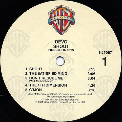 Devo ‎– Shout