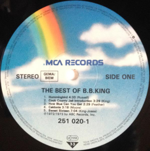 King, B.B. ‎– The Best Of B.B. King