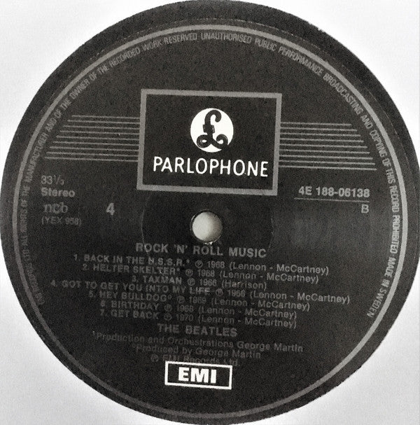 Beatles ‎– Rock 'N' Roll Music