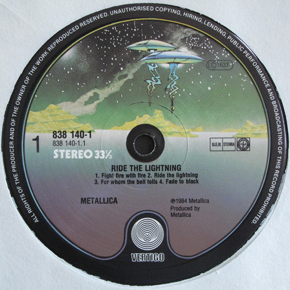 Metallica - Ride The Lightning