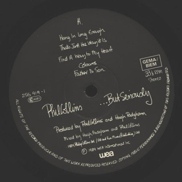Collins, Phil - ... But Seriously