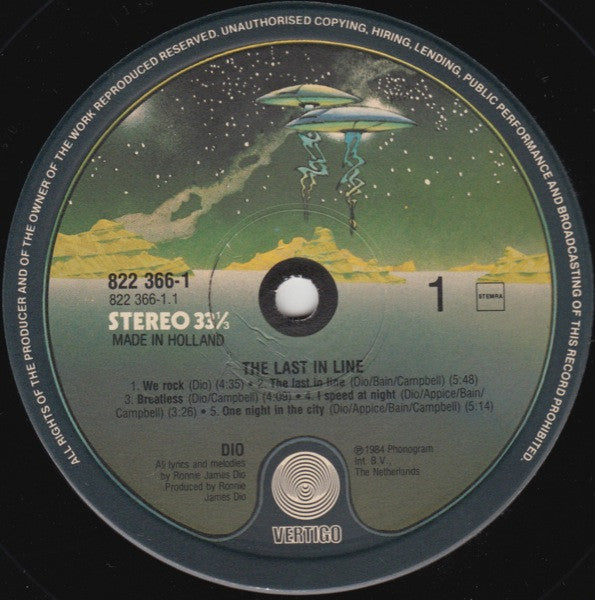 Dio ‎– The Last In Line