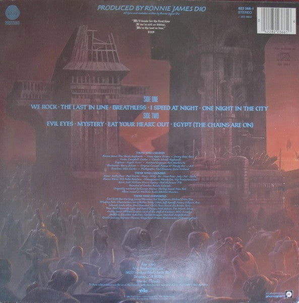 Dio ‎– The Last In Line