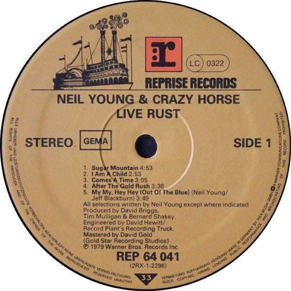 Young, Neil & Crazy Horses - Live Rust