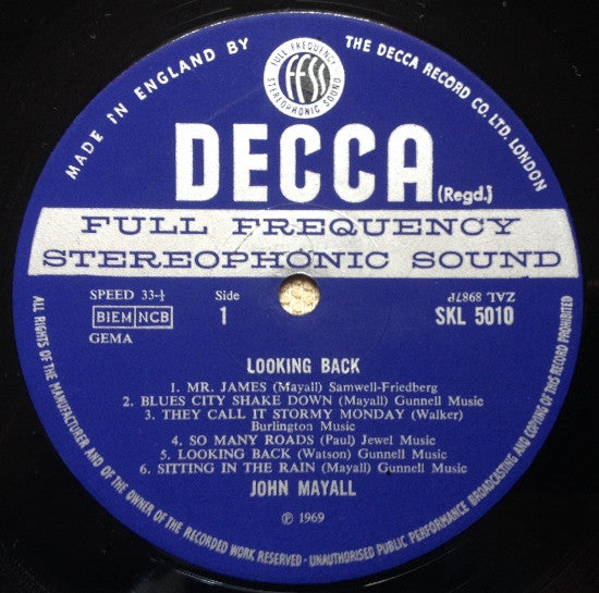Mayall, John - Looking Back