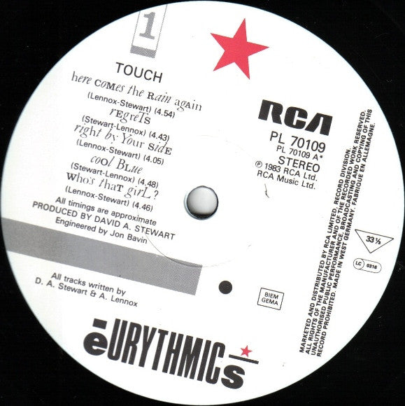 Eurythmics - Touch