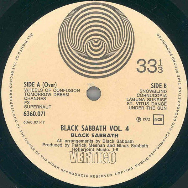 Black Sabbath - Vol. 4