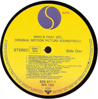Madonna - Who's That Girl - RecordPusher  