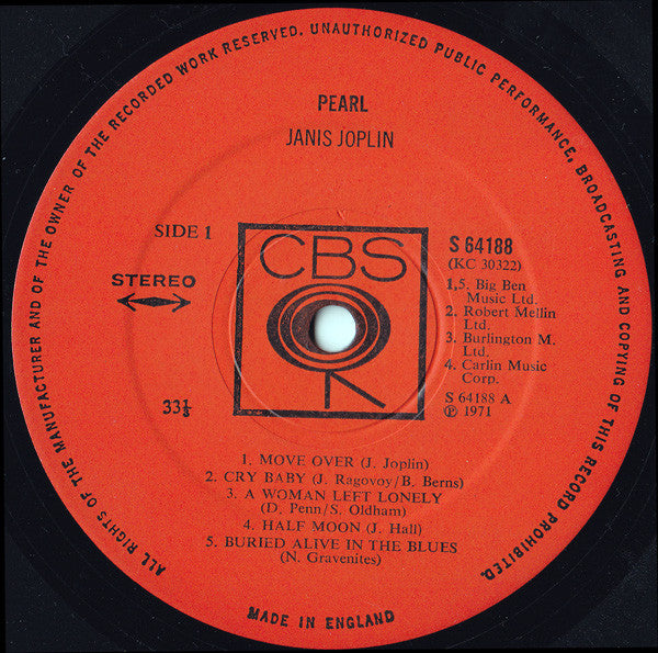 Joplin, Janis - Pearl