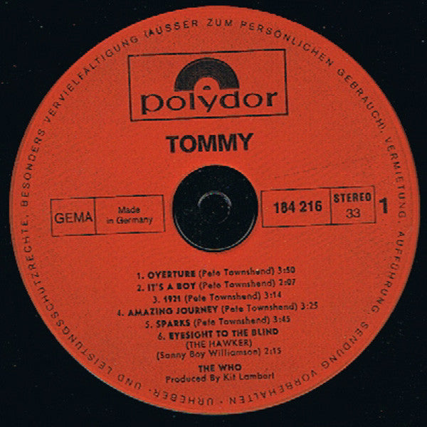 Who - Tommy