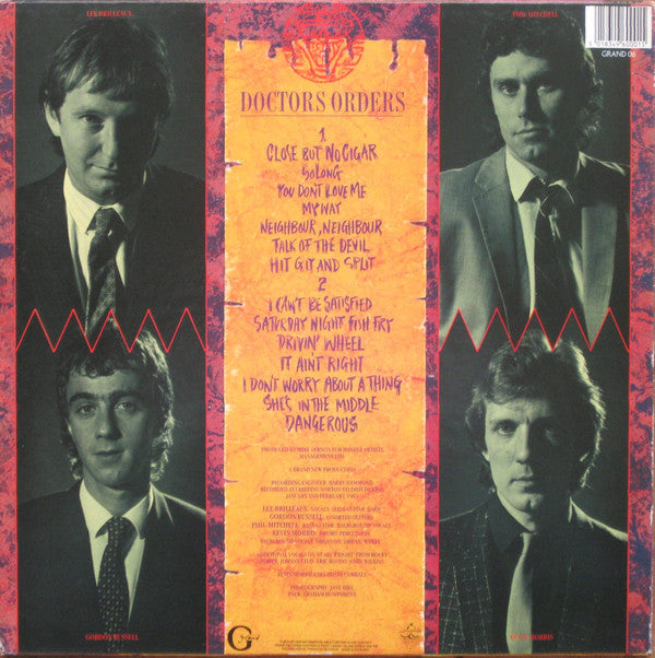 Dr. Feelgood ‎– Doctors Orders