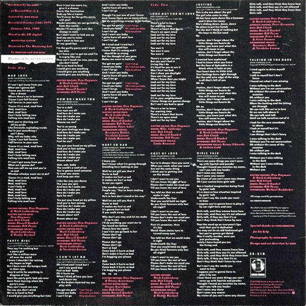Ronstadt, Linda ‎– Mad Love