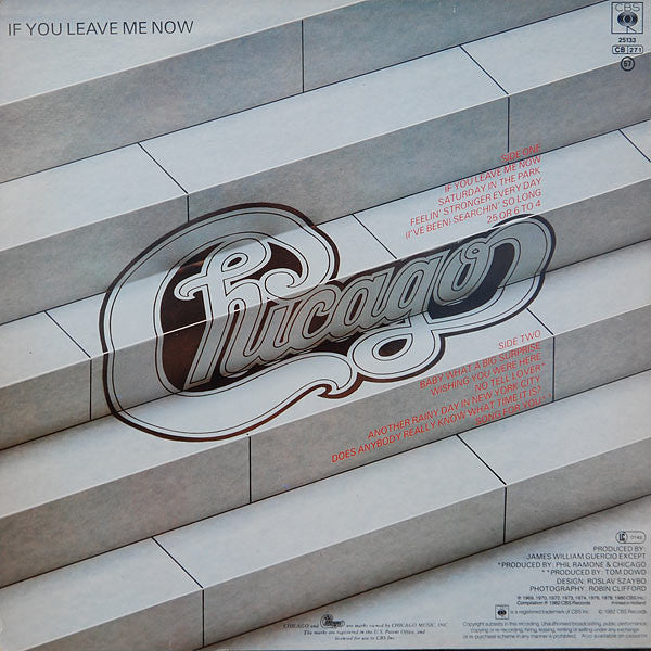 Chicago - If You Leave Me Now