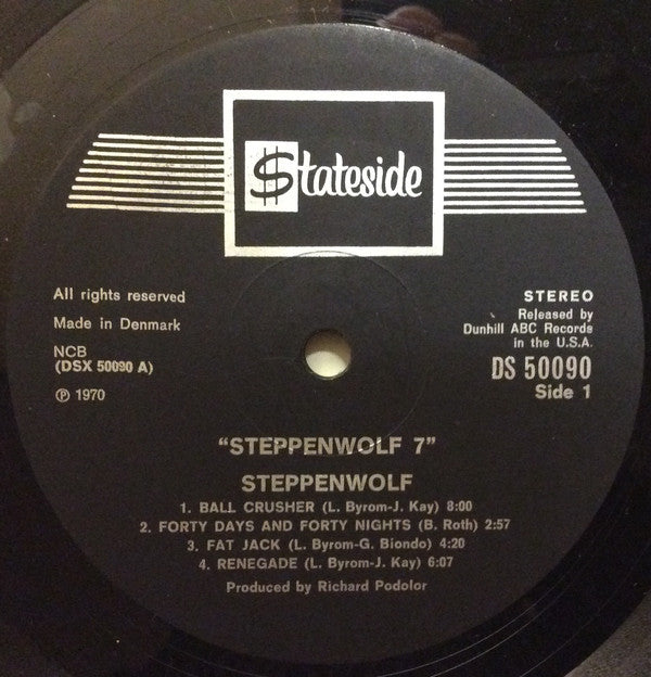 Steppenwolf ‎– Steppenwolf 7