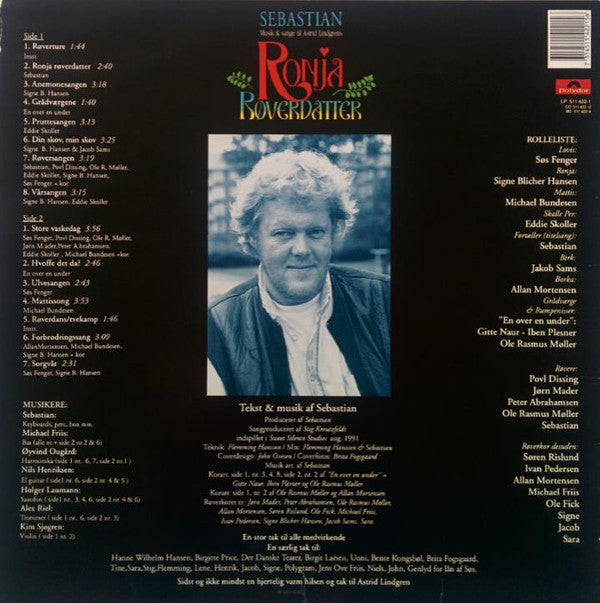 Sebastian – Musik & Sange Til Astrid Lindgrens Ronja Røverdatter