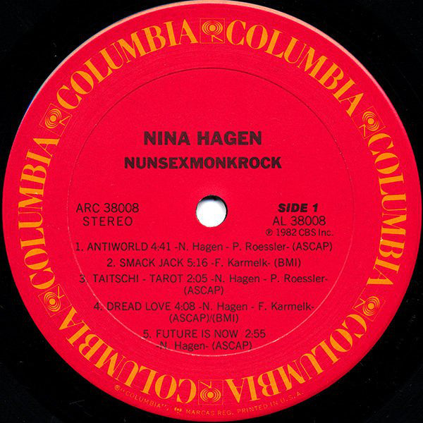 Hagen, Nina  ‎– Nunsexmonkrock
