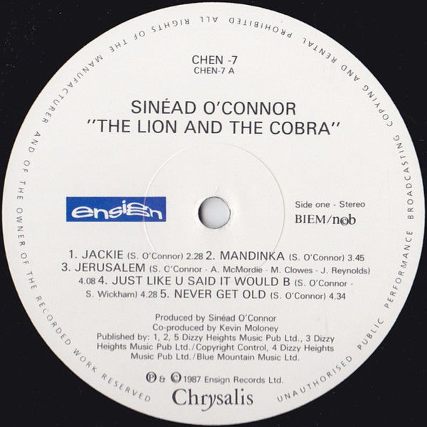 O'connor, Sinéad - The Lion And The Cobra