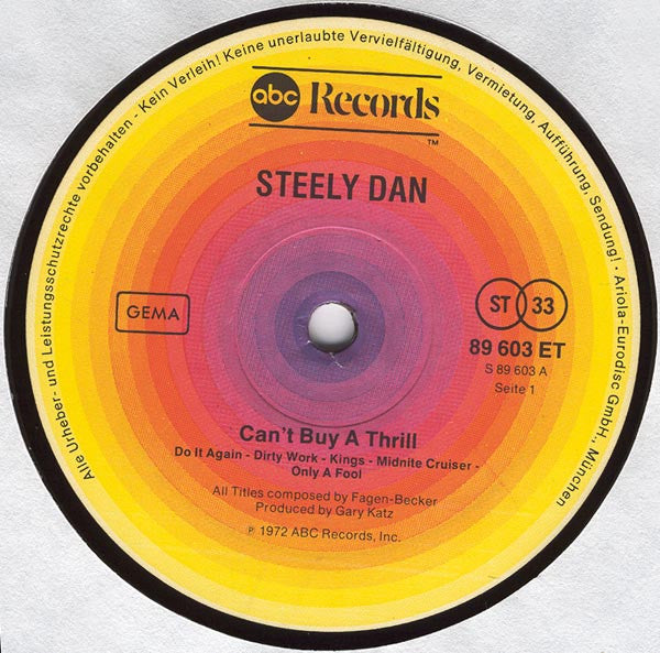 Steely Dan - Can't Buy A Thrill