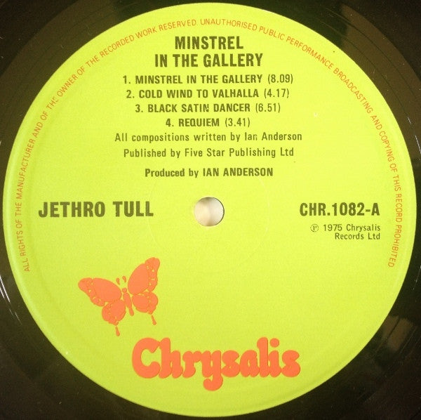 Jethro Tull - Minstrel In The Gallery
