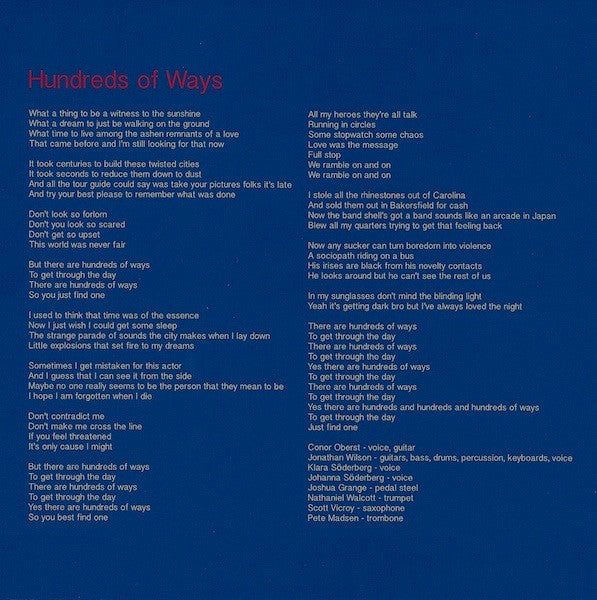 Oberst, Conor - Hundreds Of Ways