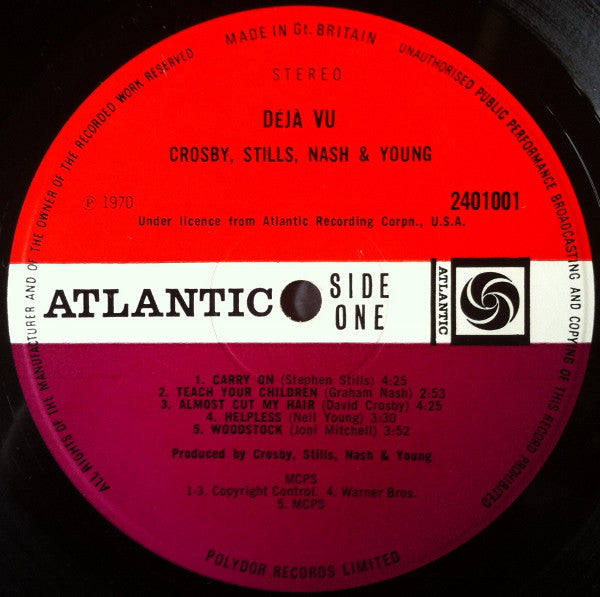Crosby, Stills, Nash & Young - Déjà Vu