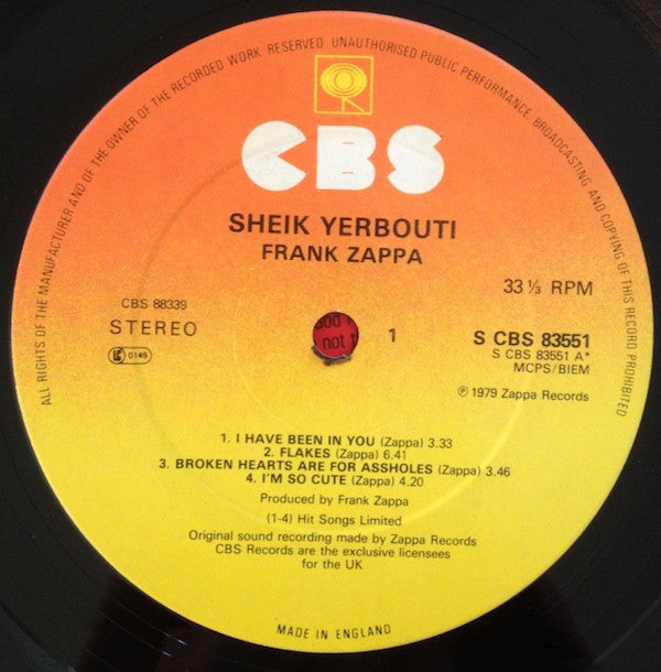 Zappa, Frank - Sheik Yerbouti