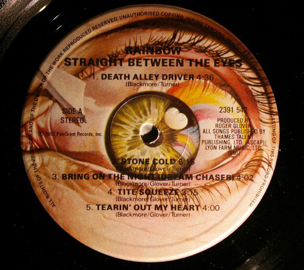 Rainbow - Straight Between The Eyes