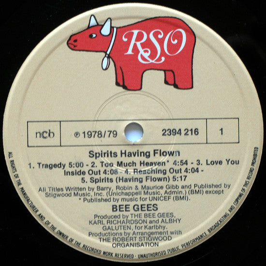 Bee Gees ‎– Spirits Having Flown