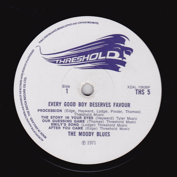 Moody Blues - Every Good Boy Deserves Favour