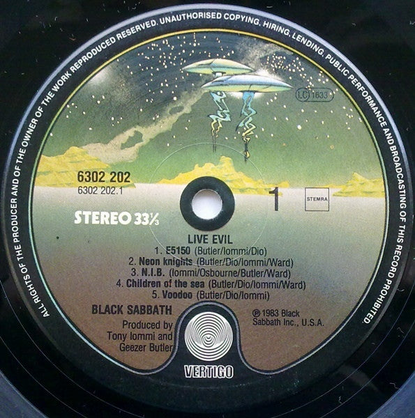 Black Sabbath - Live Evil