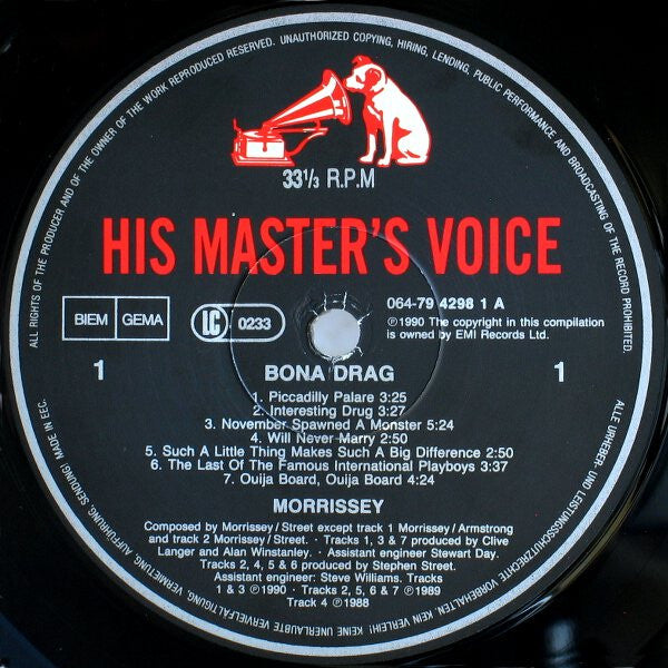 Morrissey - Bona Drag