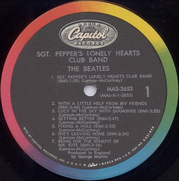 Beatles - Sgt. Pepper's Lonely Hearts Club Band - RecordPusher  
