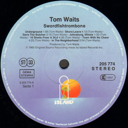 Waits, Tom - Swordfishtrombones