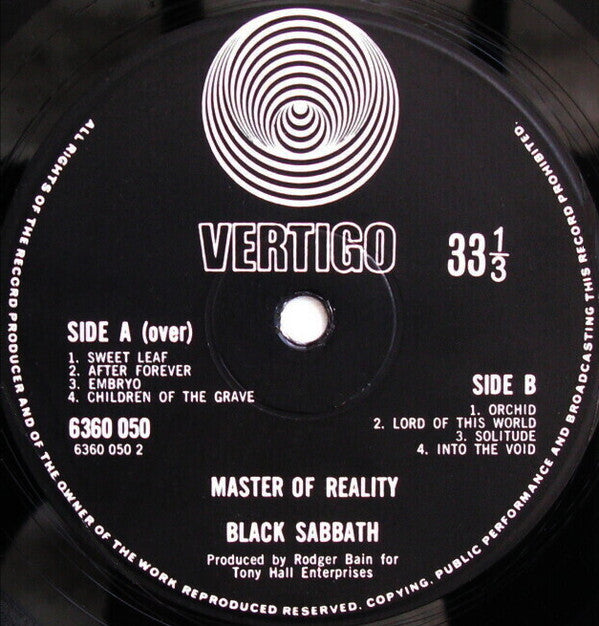 Black Sabbath - Master Of Reality