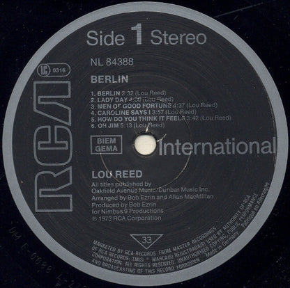 Reed, Lou - Berlin