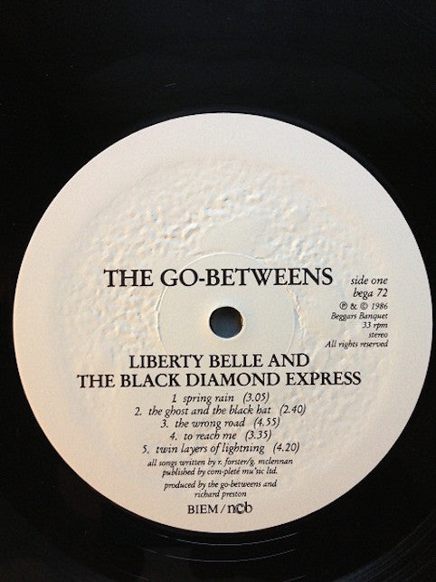 Go-Betweens ‎– Liberty Belle And The Black Diamond Express