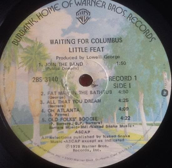 Little Feat - Waiting For Columbus