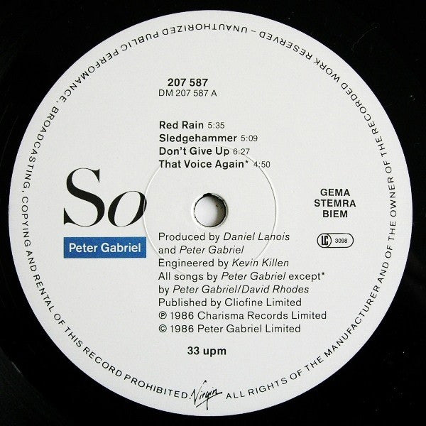 Gabriel, Peter - So