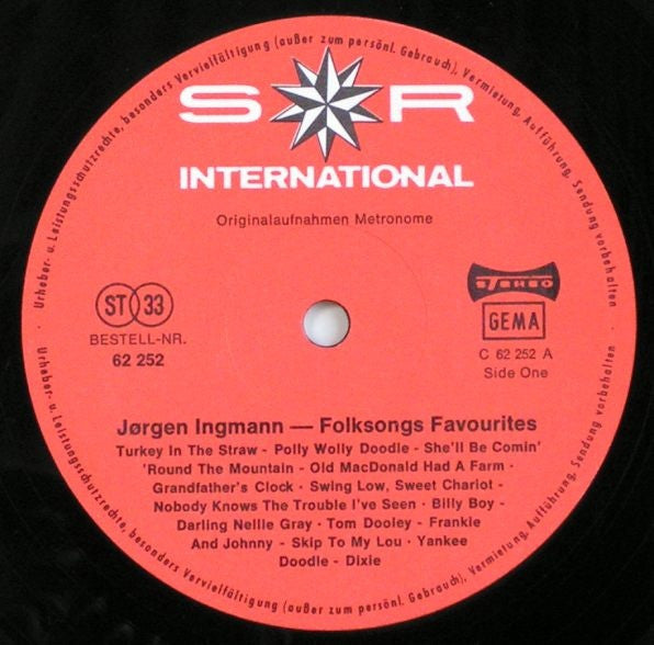 Ingemann, Jørgen - Folksong Favourites