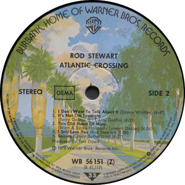 Stewart, Rod ‎– Atlantic Crossing