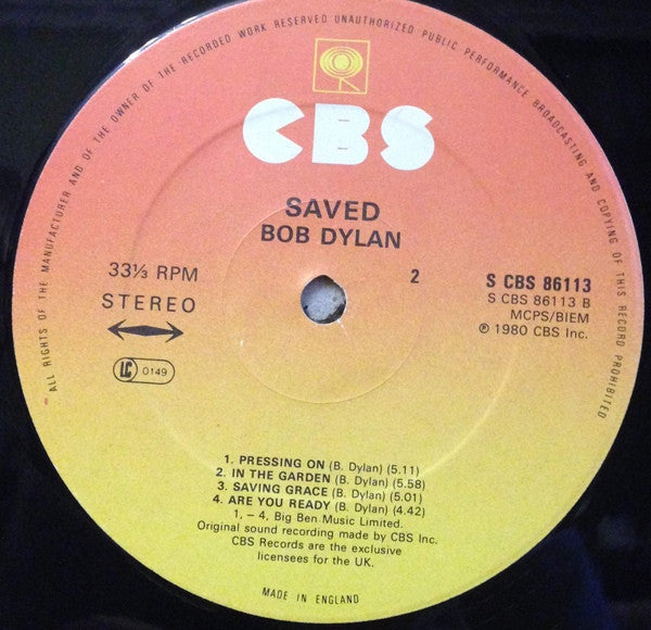 Dylan, Bob - Saved