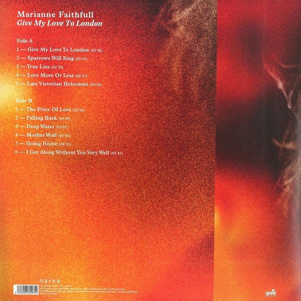 Faithfull, Marianne - Give My Love To London