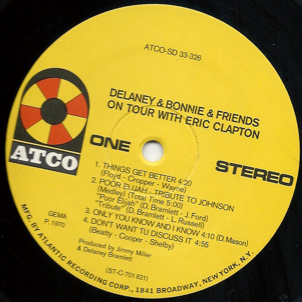 Delaney & Bonnie & Friends - On Tour With Eric Clapton