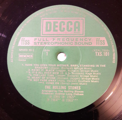 Rolling Stones - Big Hits (high Tide And Green Grass)