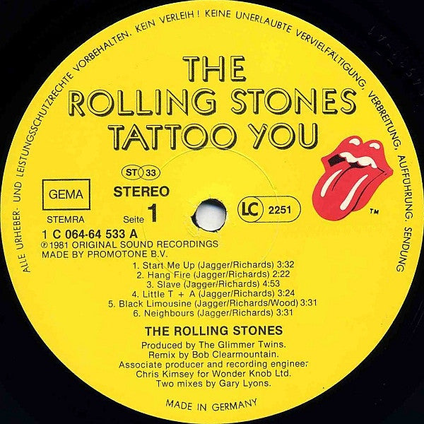 Rolling Stones - Tattoo You