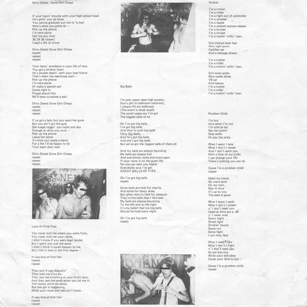 AC/DC - Dirty Deeds Done Dirt Cheap - RecordPusher  