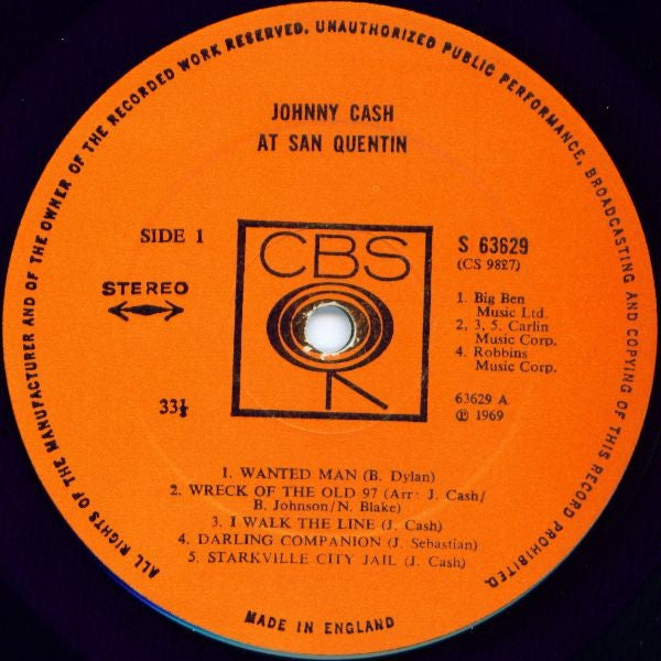 Cash, Johnny - At San Quentin