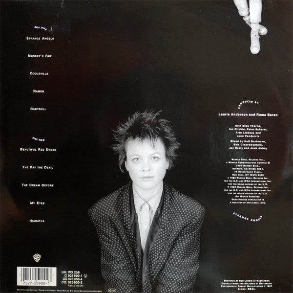 Anderson, Laurie - Strange Angels - RecordPusher  
